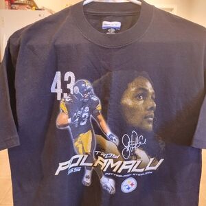👚EUC~ TROY POLAMALU SHORY SLEEVE T-SHIRT